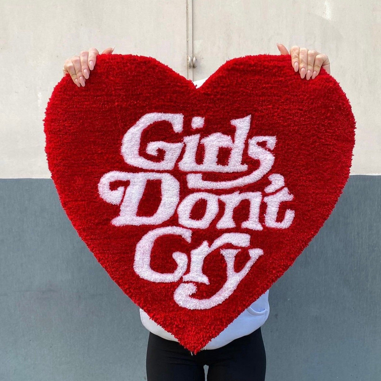 Tapis girls en coeur