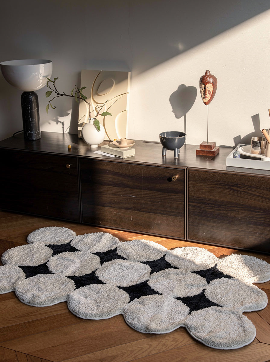 Geometric home rug decoration