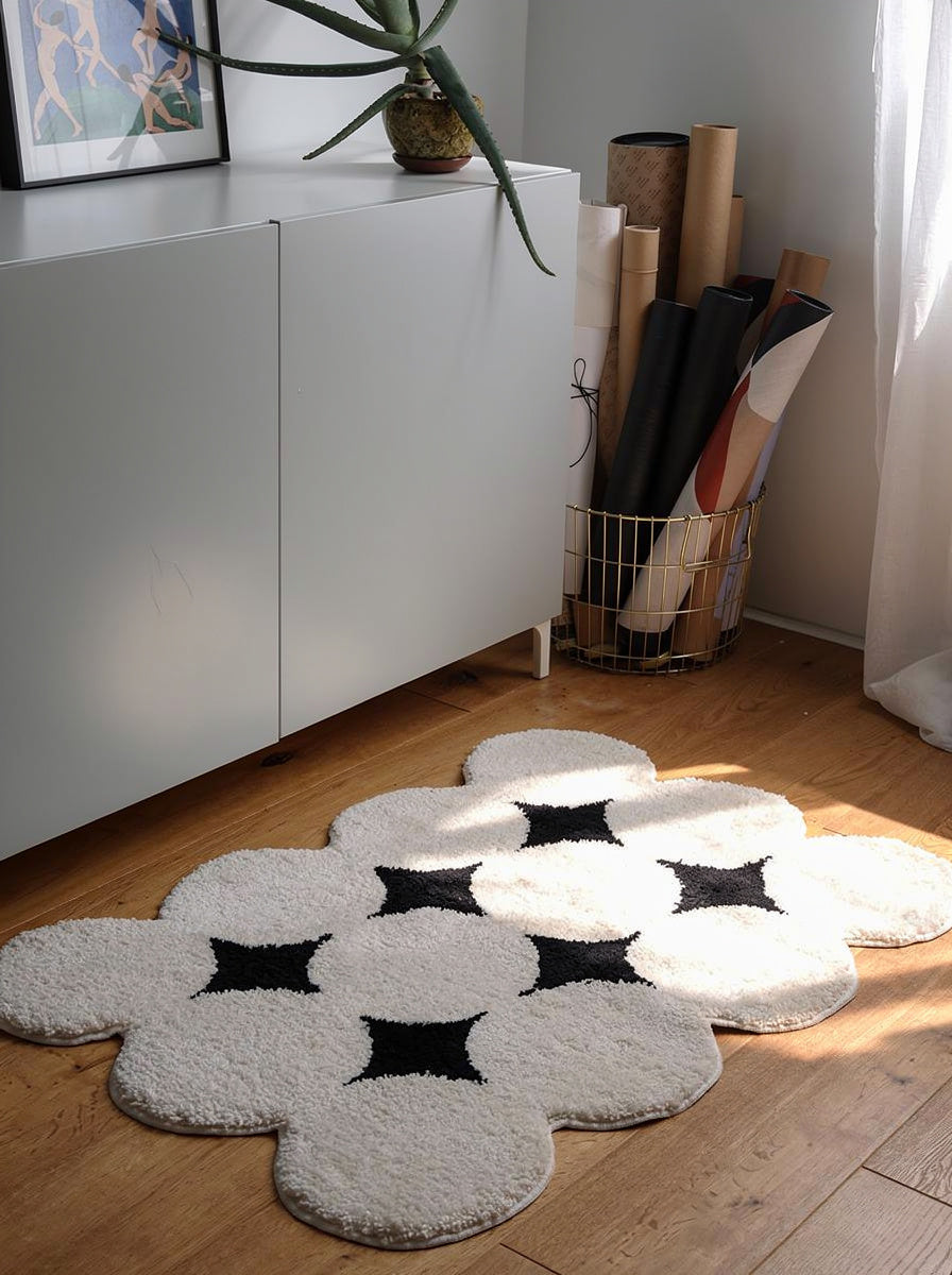 Geometric home rug decoration