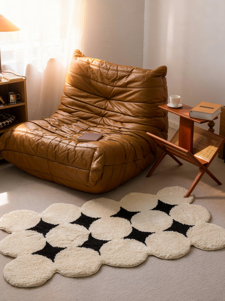 Geometric home rug decoration