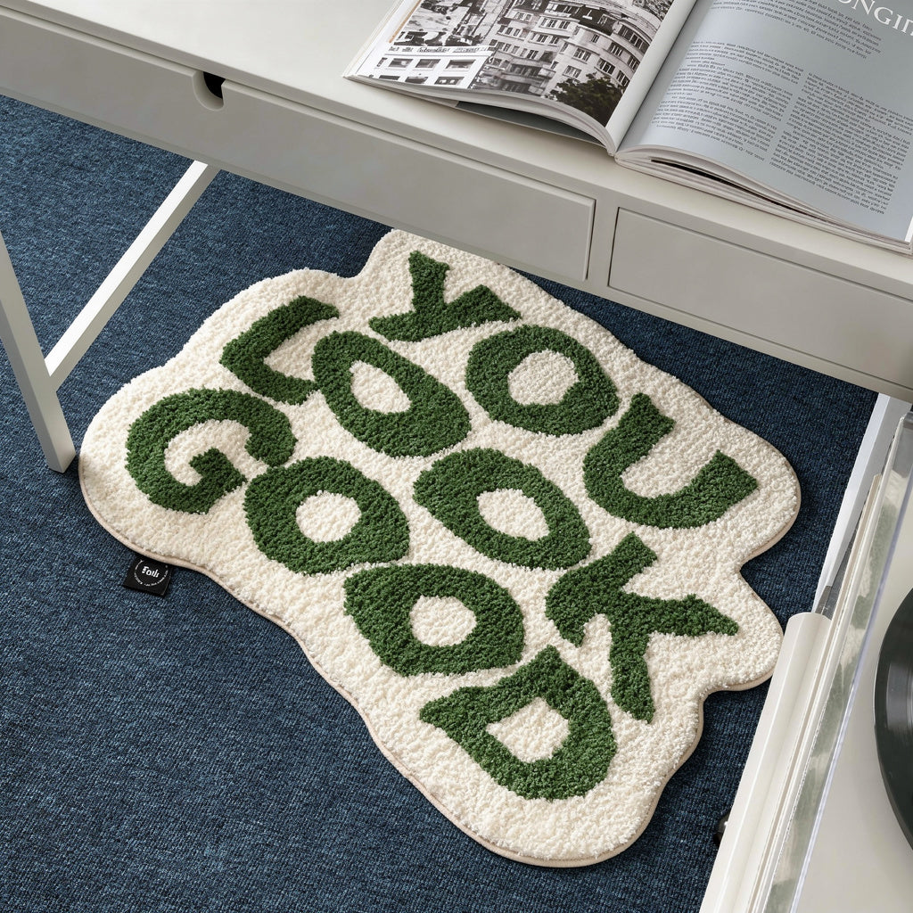 Tapis maison de typographie