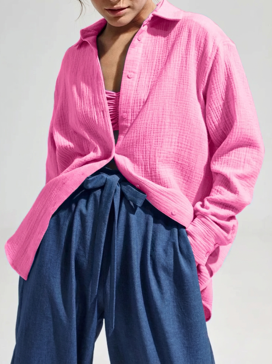 Chemise femme en coton