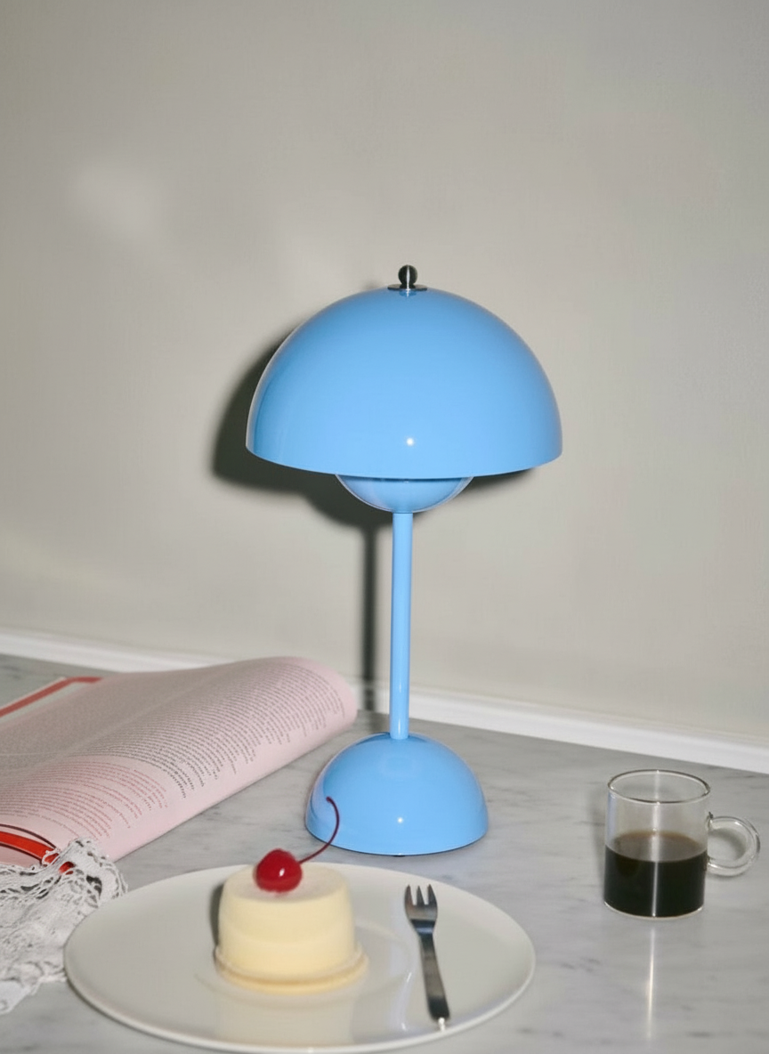 Lampe de table contemporaine champignon