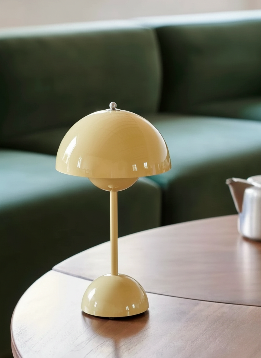 Lampe de table contemporaine champignon