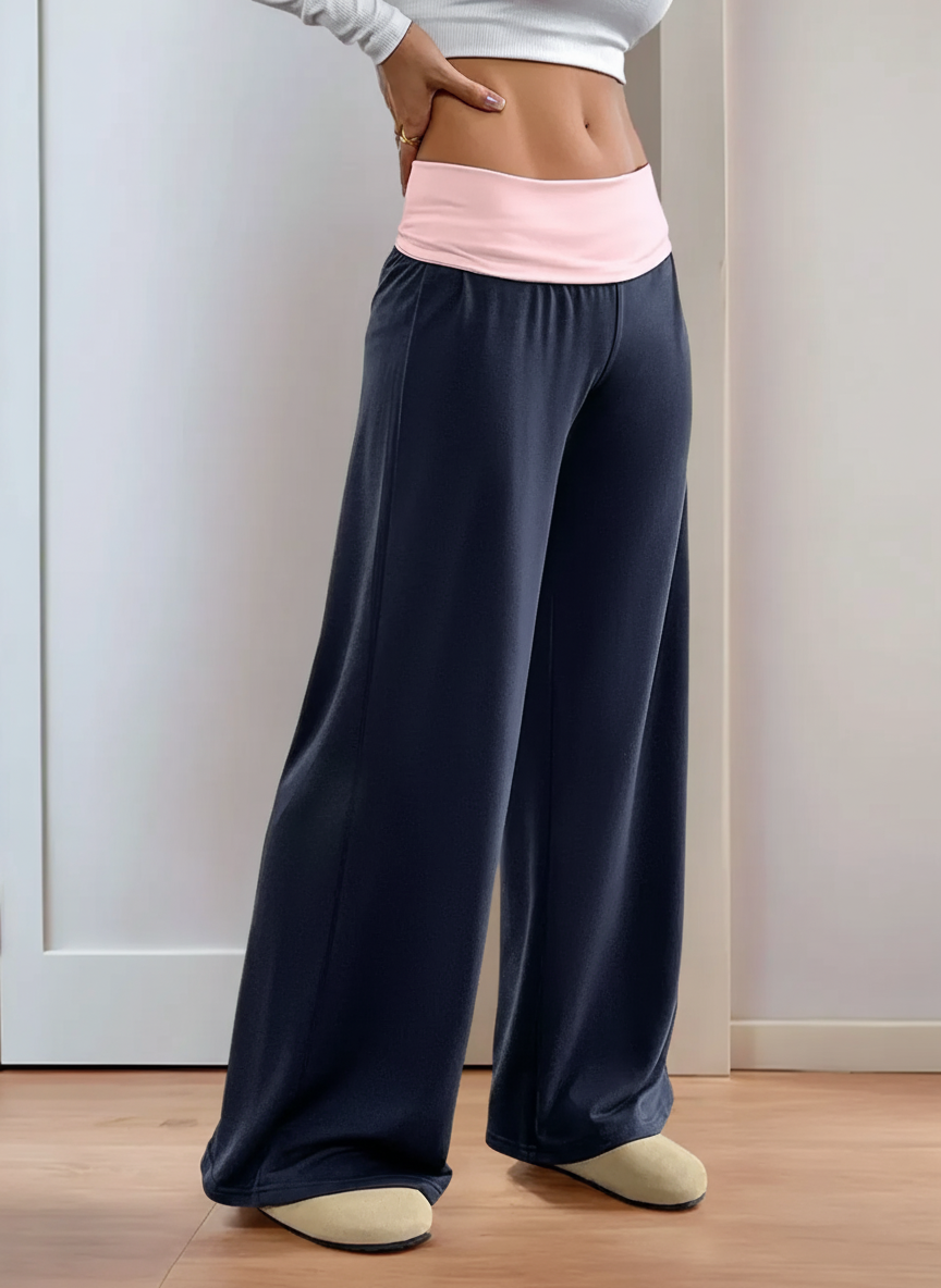 Women's wide-legged comfort trousers