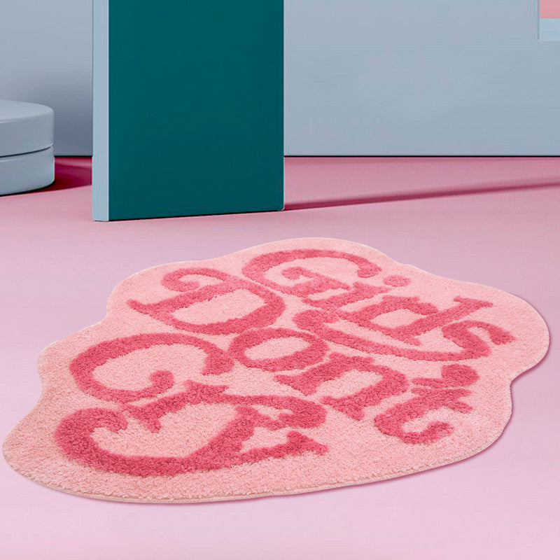 Tapis maison décoration girls rose