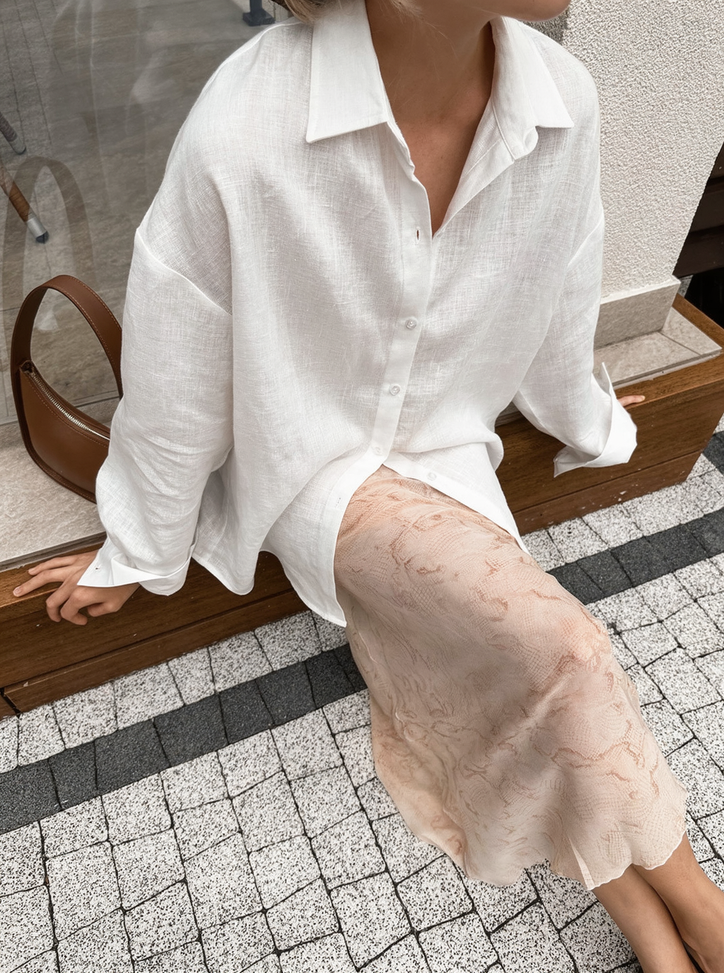 Chemise oversize femme casual