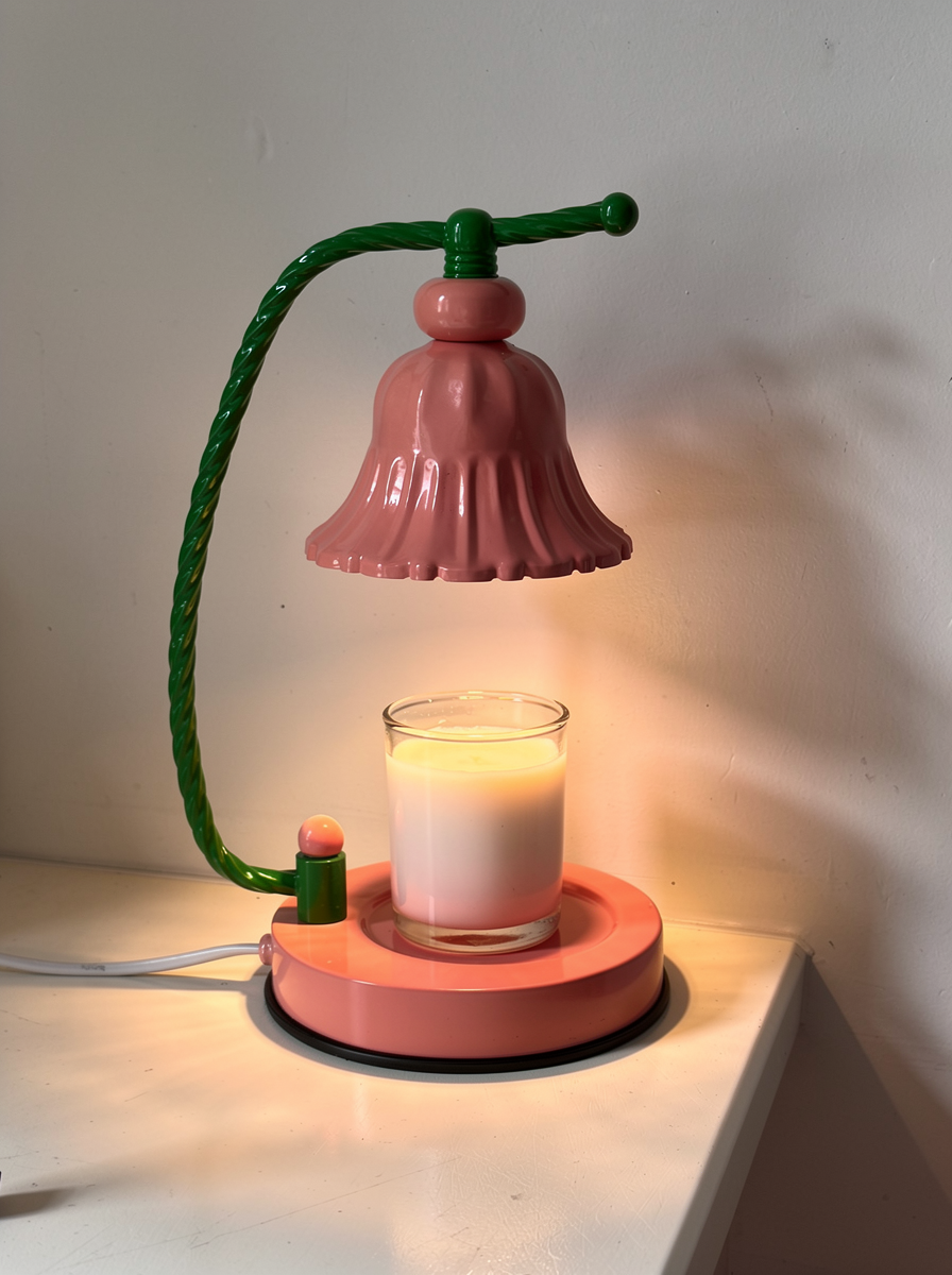 Chauffe-bougie en fleurs