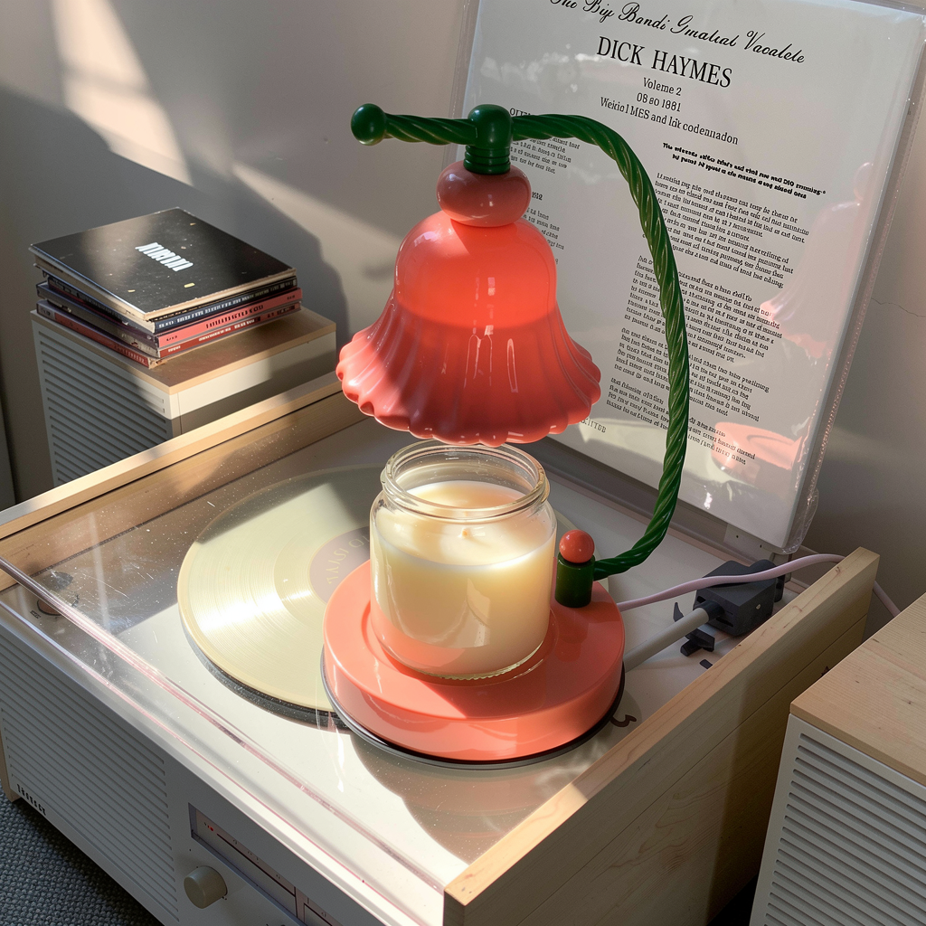 Chauffe-bougie en fleurs