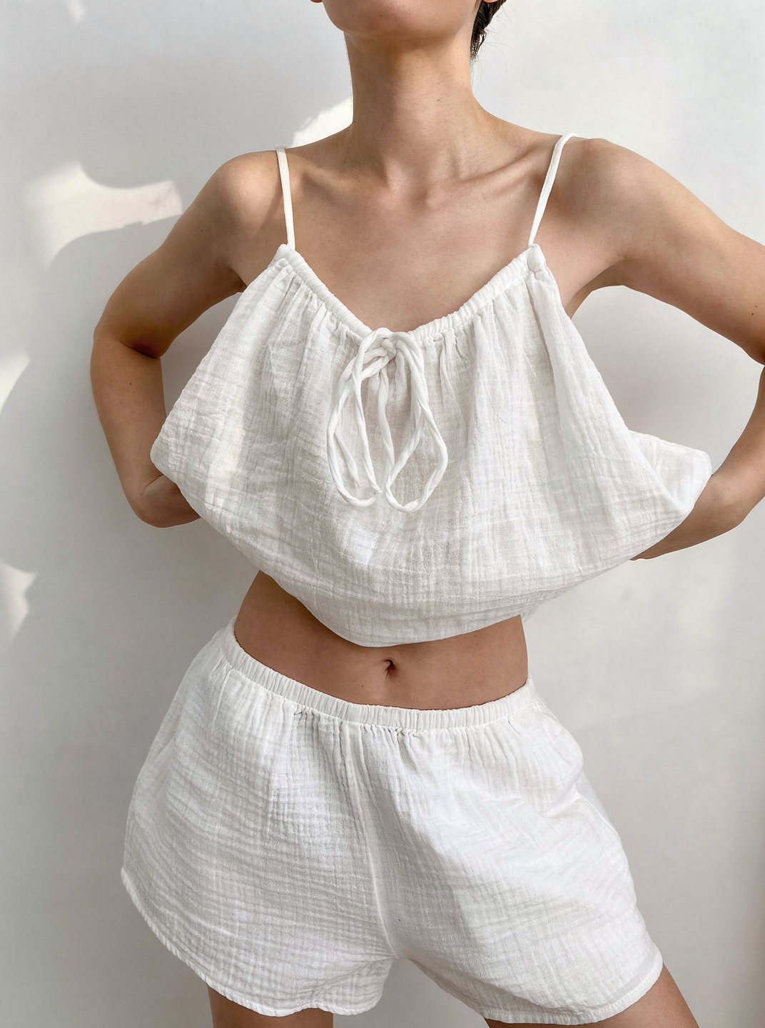 Ensemble lounge de shorts & top débardeur