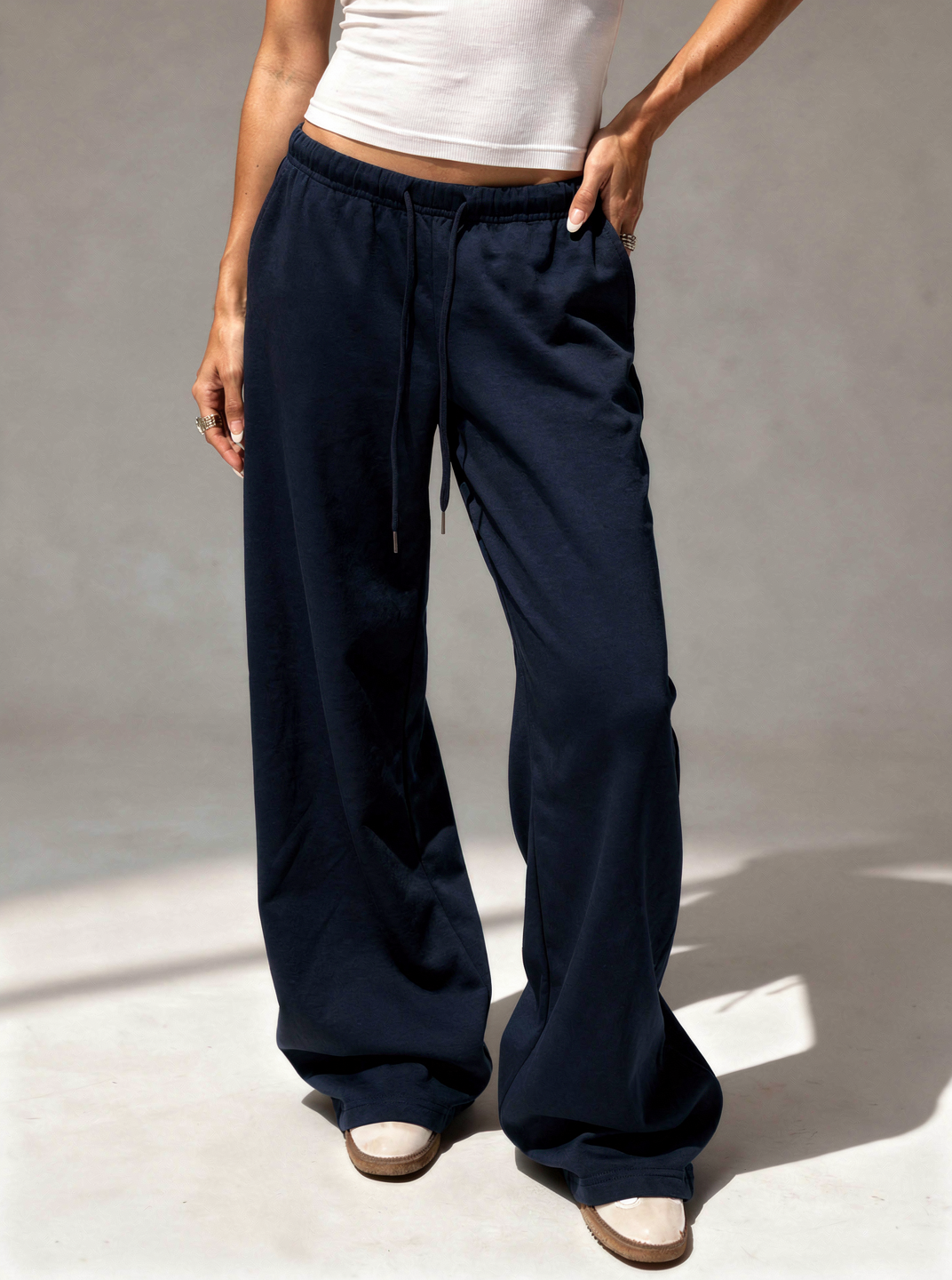 Jogging femme wide leg