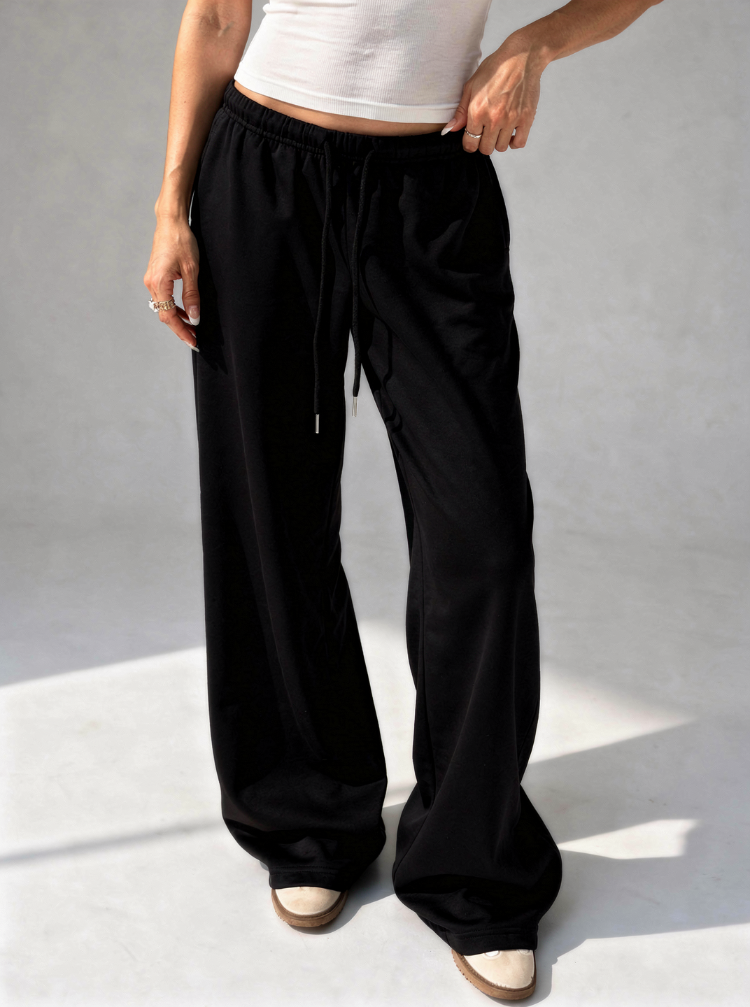 Jogging femme wide leg