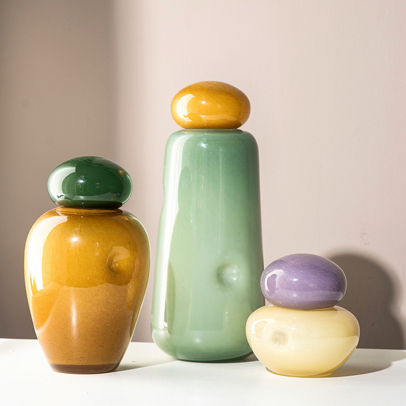 Vase maison décoration en verre